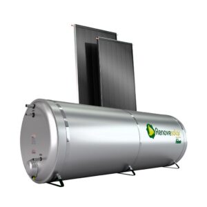 Kit Aquecedor Solar 500 Litros Baixa Pressão Nível - Inox 304 + 03 Coletor V2.00